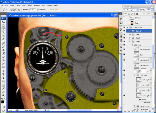 Creation of Clockwork: Step 35